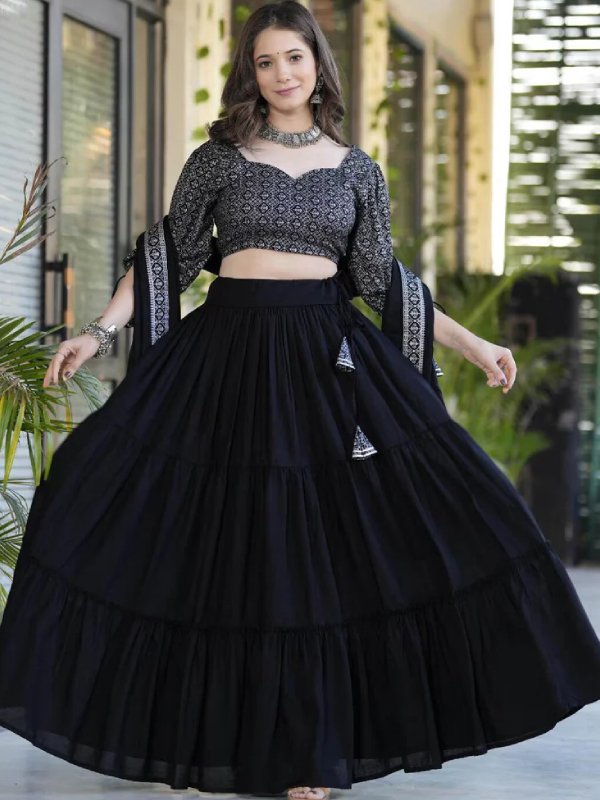 Flared Ghaghra Skirt