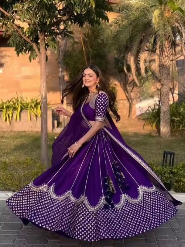 Flared Ghaghra Skirt